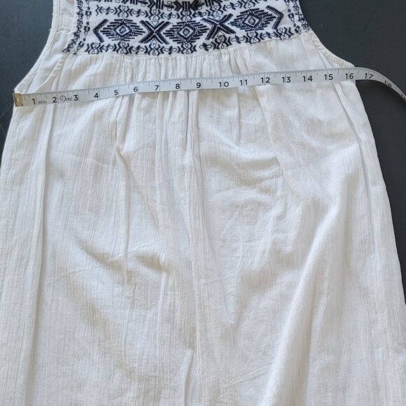 BeachLunchLounge Mini Sun Dress, XS, White, Lined Casual Beach/Summer Dress, EUC - Picture 7 of 8